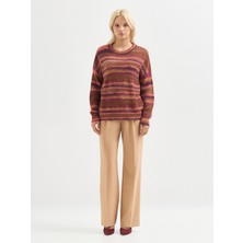 Karaca Kadın Triko Kazak-Kahve