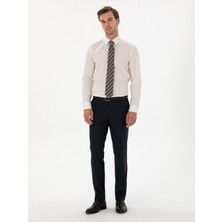 Cacharel Erkek Ekru Slim Fit % 100 Pamuk Gömlek 50311639-VR019