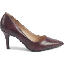Nine West Rıah3 5pr Bordo Kadın Topuklu Ayakkabı