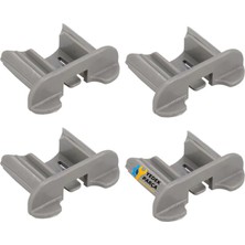 Beko Uyumlu DFN6820B Bulaşık Makinesi Yeni Tip Ön Ray Kapağı Tutucu Stoper 4 Adet