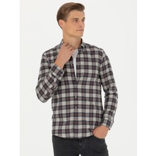 Cacharel Erkek Bej Slim Fit Uzun Kollu Gömlek 50282560-VR011