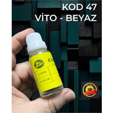 ( Kod- 47 Beyaz ) - Mercedes Vito Profesyonel Rötüş Boyası - Taş Izi ve Çizik Giderici