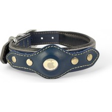 Canini Collar Hakiki Klasik Deri Airtag Uyumlu Köpek Tasması – Dayanıklı, Konforlu ve Şık Tasarım, Airtag Bölmeli Gerçek Deriden Köpekler Için Tasma
