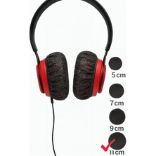 Tek Kullanımlık Kulaklık Hijyen Bonesi, Kulaklık Kılıfı - Siyah- 11CM (Xl)
