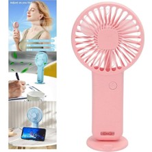 Fan,telefon Tutucu,portatif El Vantilatörü Pembe 9,3X19CM