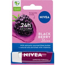 Nivea Böğürtlen Dudak Bakım Kremi 24h Nemlendirme Özelliği ile Cilt Bakım Ürünleri