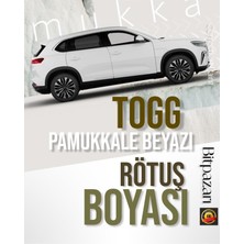 Togg T10X Pamukkale Beyazı 790 - Profesyonel Çizik ve Taş Izi Giderici Rötuş Boyası 25ML.