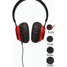 Tek Kullanımlık Kulaklık Hijyen Bonesi, Kulaklık Kılıfı - Siyah-5 cm (S)