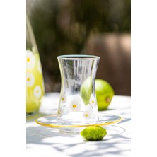 Renkli 12 Parça Çay Seti, 170 Cc, Şık ve Kullanışlı Tasarım