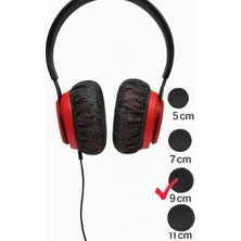 Tek Kullanımlık Kulaklık Hijyen Bonesi, Kulaklık Kılıfı - Siyah -9 cm (L)
