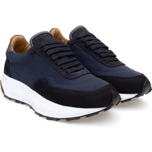 Cacharel Lacivert %100 Deri Vibram Taban Sneaker Ayakkabı 50302456 VR033