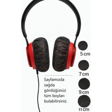 Tek Kullanımlık Kulaklık Hijyen Bonesi, Kulaklık Kılıfı - Siyah -9 cm (L)