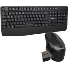 SPT6348B USB Kablosuz Ofis Tipi Siyah Numpadli Türkçe Q Klavye Mouse Seti (5047)