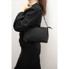 Silver & Polo Silver Polo Siyah - Rugan Siyah Fashion Kadın Çapraz Çanta SP910