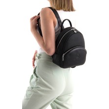 Silver Polo Siyah Tek Bölmeli Kadın Sırt Çantası SP945