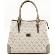 Silver Polo Kadın El Çantası Bej - Kum SP667