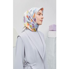 Armine 2025 Yaz Sezonu %100 Twill Ipek Eşarp 9341D 06