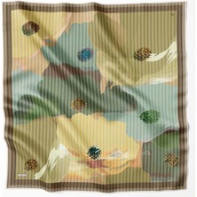 Armine Nostalji Serisi %100 Twill Ipek Eşarp 9145D 33