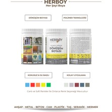 Herboy Yeni Nesil Dönüşüm Boyası - Ahşap, Metal, Beton, Cam, Plastik, Taş, Seramik, Mermer Yüzeylere