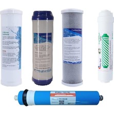 10" Açık Kasa Takım Su Arıtma Filtresi Membranlı Set 5'li