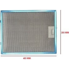 Universal Alüminyum Aspiratör Filitre 205x483mm