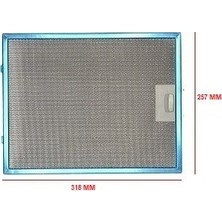 Universal Alüminyum Aspiratör Filitre 257x318mm