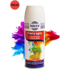 Asmaco Sprey Boya Akrilik Sprey 400ML.PARLAK Beyaz