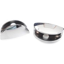 Oval Krom Etejer Camı Tutucu Takımı