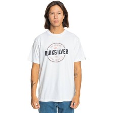 Quiksilver Circle Up Erkek Beyaz Tişört
