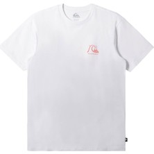 Quiksilver The Original Boardshort Mor Erkek Beyaz Tişört