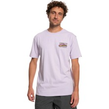 Quiksilver Retrofade Erkek Mor Tişört