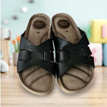 Kadın Ultra Yumuşak Soft Taban Kare Kesim Detaylı Terlik Dolgu Topuk Ortopedik Günlük Terlik