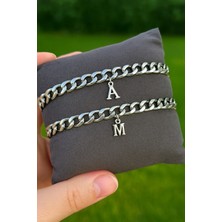 2 Adet Paslanmaz Çelik Kalın Gurmet Bileklik Sevgili Arkadaş Çift Bilekliği ECK18C