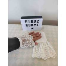 Firuz Rukye Gipurlu Seyyar Uzatıcı Kolluk