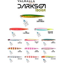 Fujin Valhalla Darksea 150GR Metal Jig Yem Green Pink Chart Tail