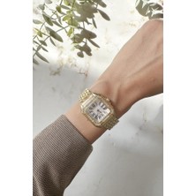 Retro Gold Roma Rakam Kadın Kol Saati