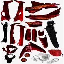 Ramzey Kalipso Cub Çelik Kaporta Seti Kırmızı (Far Stop ve Sinyal