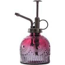 Şık Tasarımlı Ev Bahçe Saksı Çiçeklerine Özel cam bitki Sulama Fıskiyesi Kolonya ŞIŞESI 200ML Kırmzı