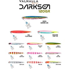 Fujin Valhalla Darksea 120GR Metal Jig Yem Zebra Glow