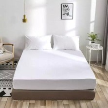 Navessa Home Collection Beyaz Renkli %100 Pamuklu Lastikli Çarşaf 100 x 200 cm  Yerli Üretim Yumuşak Kumaş