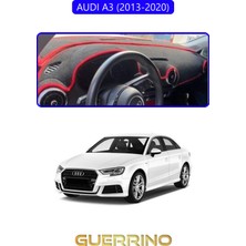 Audi A3 (2013-2020)TORPİDO Koruma Halısı Mavi Kenar