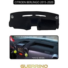 Cıtroen Berlingo 2015-2020TORPİDO Koruma Halısı Siyah Kenar