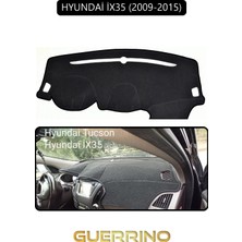 Hyundai İX35 2009-2015TORPİDO Koruma Halısı Siyah Kenar