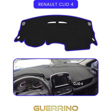 Renault Clio 4torpido Koruma Halısı Mavi Kenar