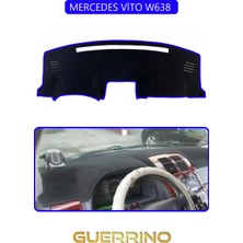 Mercedes Vito W638 Torpido Koruma Halısı Mavi Kenar