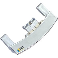 Newpol 14NEMES8BLACK10666115 Çamaşır Makinesi Kapak Mandalı Tutamağı Inox