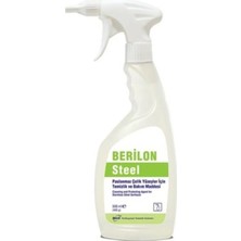 Deniz Berilon Inox Paslanmaz Çelik Metal Krom Nikel Çok Amaçlı Yüzey Temizleyici - 500 Ml. - Sprey