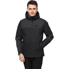 Jack Wolfskin Jasper Ins Erkek Siyah Outdoor Ceketi
