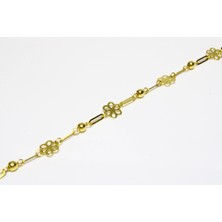 14 Ayar Altın Papatya Modeli Bileklik