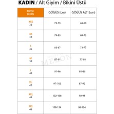 Toparlayıcı Balenli Bikini Üstü Geniş Beden Aralığı